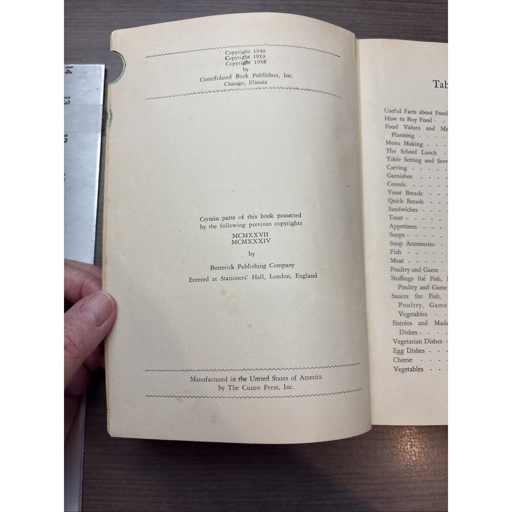 Vintage 1939 - Woman's World Edition of the American Woman's Cook Book - Picture 10 of 12